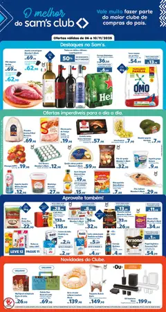 Sam's Club - Ofertas Fim de semana - Pré-Visualização do folheto da loja Sam's Club, válido de 06.11.2025