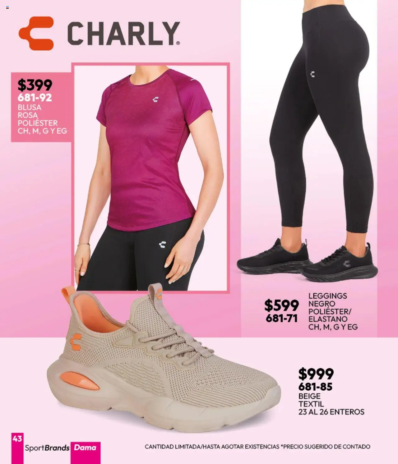 Nuevas ofertas de Cklass válidas en toda la República Mexicana desde el 16.09.2025. ¡Encuentra las mejores ofertas en Cklass - Catálogo Invierno Sportbrands! | Página: 44 | Productos: Blusa, Leggings