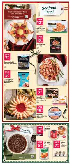 Preview of Co-op Gold Bacon Wrapped Scallop Medallions, Frozen, 250 g from shop Co-op Food valid from 18.12.2025 | Page: 13
