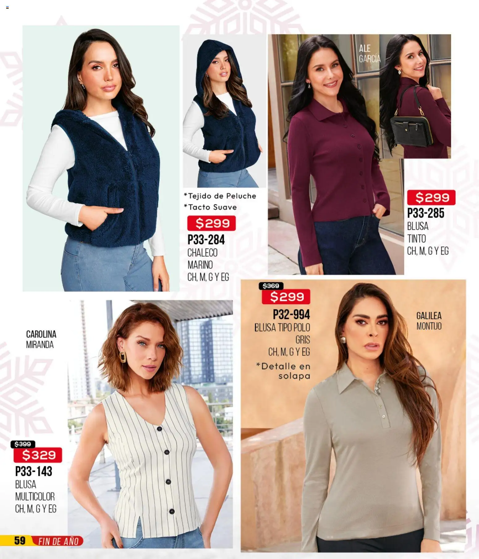 Nuevas ofertas de Cklass válidas en toda la República Mexicana desde el 15.12.2025. ¡Encuentra las mejores ofertas en Cklass catálogo Rebajas fin de año ropa! | Página: 60 | Productos: Blusa, Chaleco