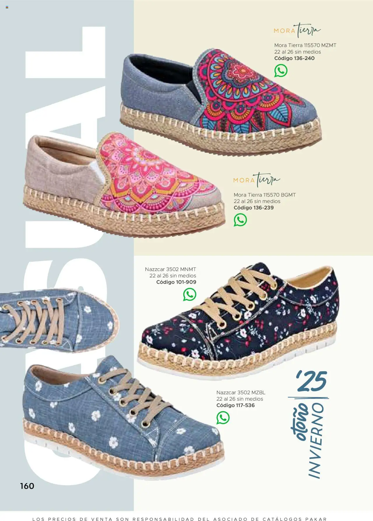 Nuevas ofertas de SC Pakar válidas en toda la República Mexicana desde el 24.07.2025. ¡Encuentra las mejores ofertas en SC Pakar Catálogo Mujer otoño / invierno! | Página: 160