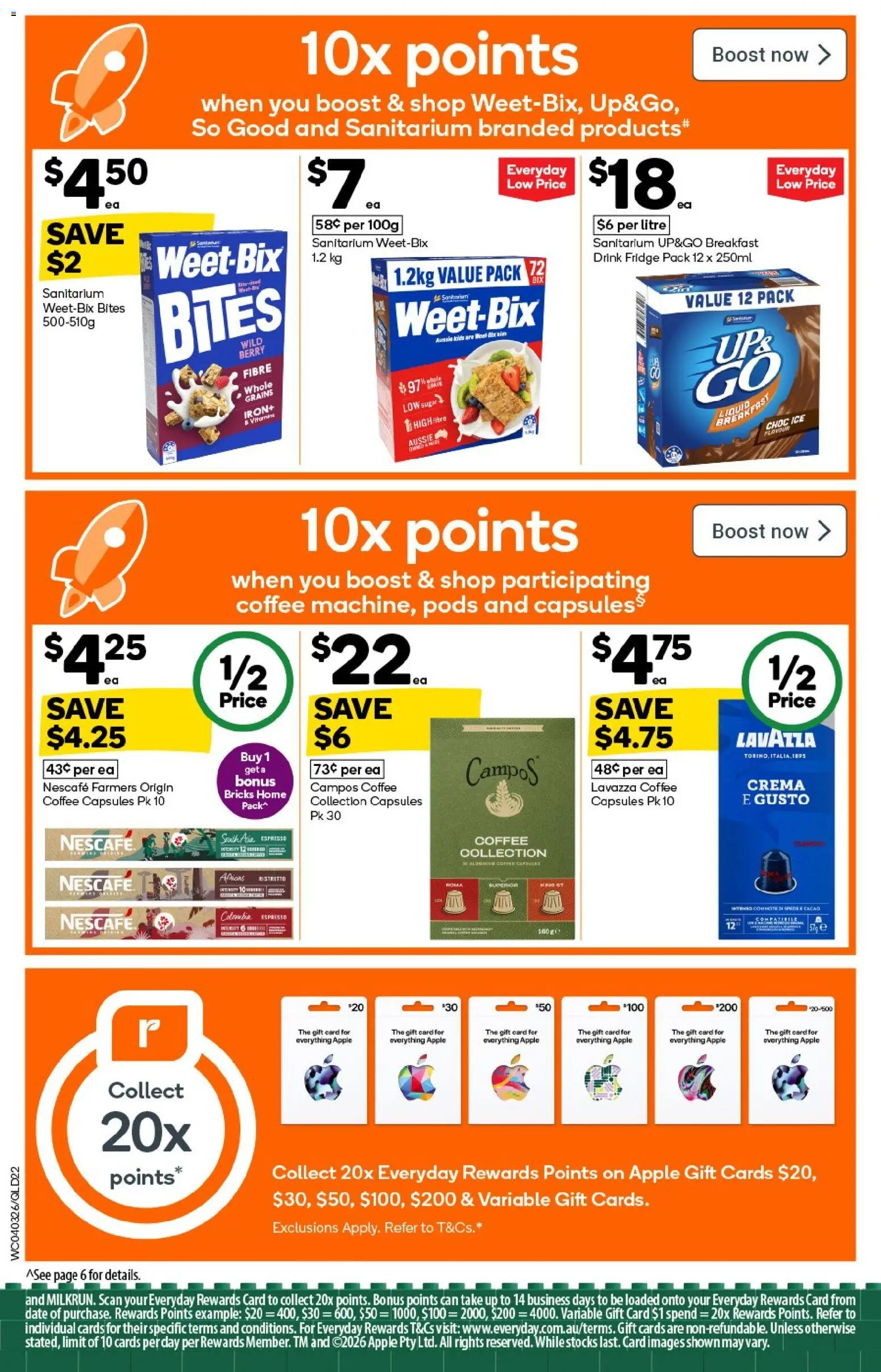 Woolworths catalogue - valid from 04.03.2026 | Page: 22 | Products: Coffee, Date, Fridge, Iron