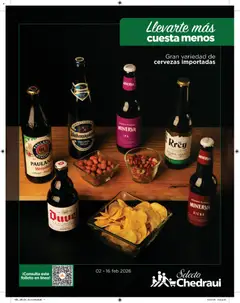 Vista previa de Chedraui folleto Llevarte más cuesta menos, nuevo folleto de la tienda, válido en México a partir del 02.02.2026