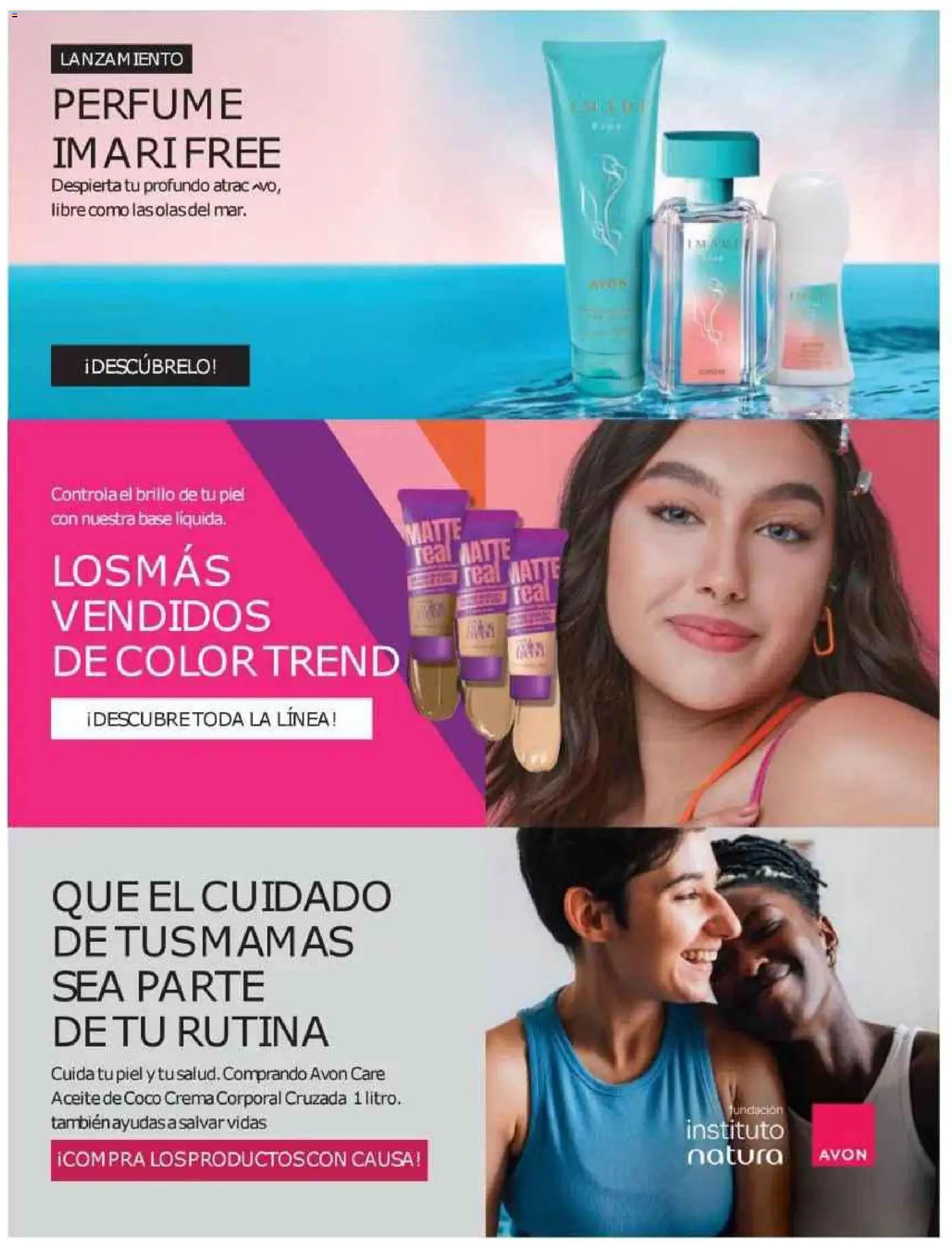 Catálogo Avon válido desde 12.10.2025 | Página: 4 | Productos: Aceite, Crema, Perfume