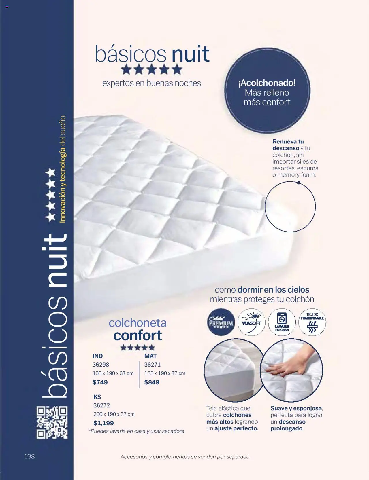 Nuevas ofertas de Vianney válidas en toda la República Mexicana desde el 24.01.2025. ¡Encuentra las mejores ofertas en Vianney catálogo Chavos! | Página: 140 | Productos: Secadora, Colchoneta, Espuma, Colchón