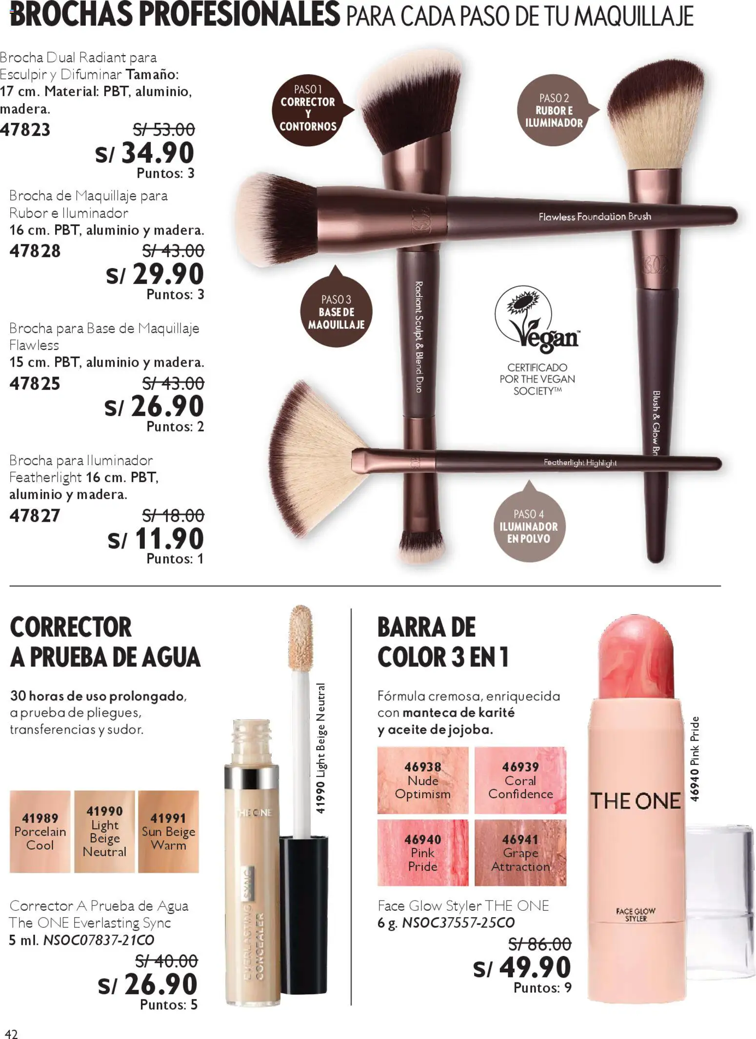Catálogo Oriflame válido desde 25.10.2025 | Página: 42 | Productos: Aceite, Corrector, Polvo, Rubor