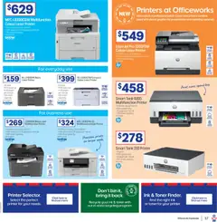 Officeworks catalogue - valid from 04.09.2025 | Page: 17 | Products: Printer, Fax, Inkjet printer, Mobile