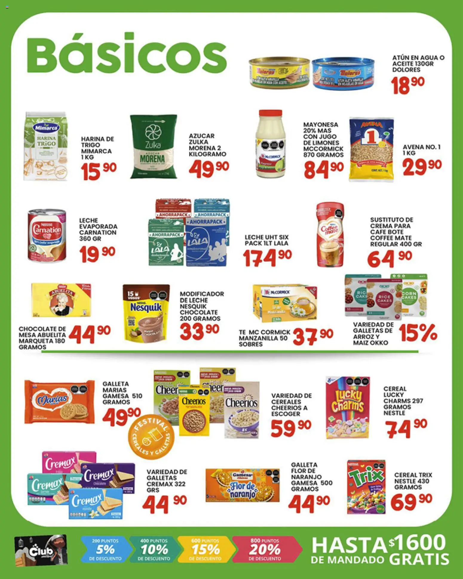 Nuevas ofertas de Alsuper válidas en toda la República Mexicana desde el 23.01.2026. ¡Encuentra las mejores ofertas en Alsuper folleto Zacatecas! | Página: 2 | Productos: Harina, Leche, Café, Arroz