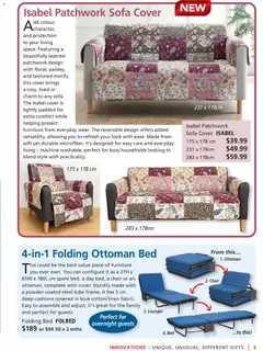 Preview of Innovations Catalogue Autumn 2026 - valid from 28.01.2026 | Page: 5 | Products: Sofa, Chair, Ottoman, Bed