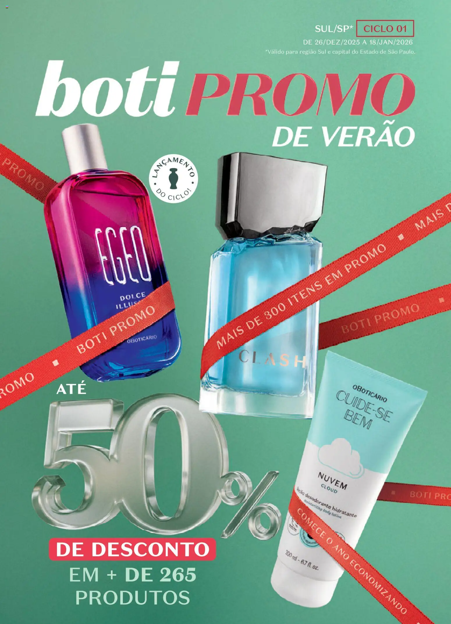 O Boticário Folheto - válido de 26.12.2025 | Página: 1 | Produtos: Desodorante, Body