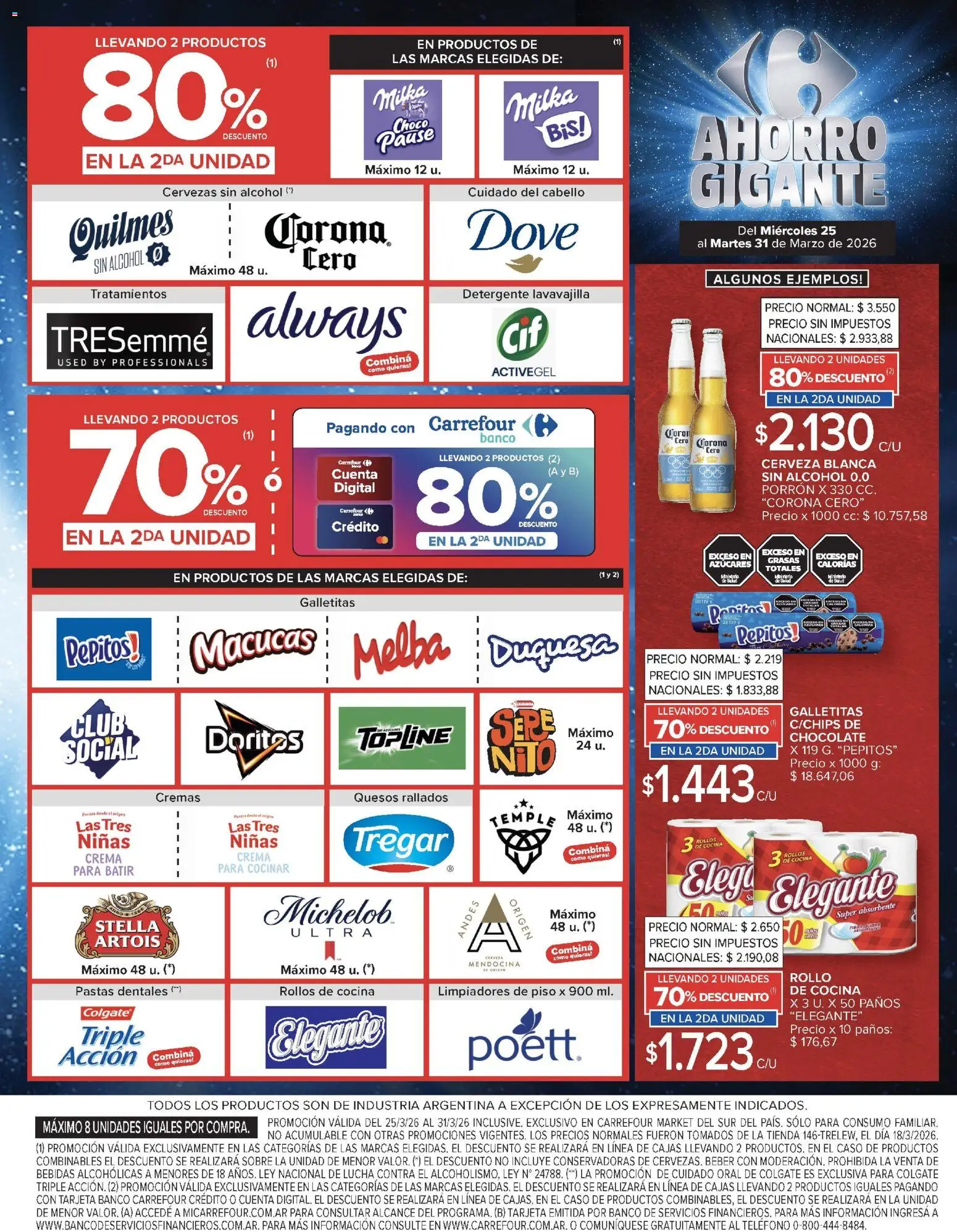 Carrefour Market catálogo │ válido desde el 25.03.2026 | Página: 5 | Productos: Caso, Banco, Detergente, Chocolate