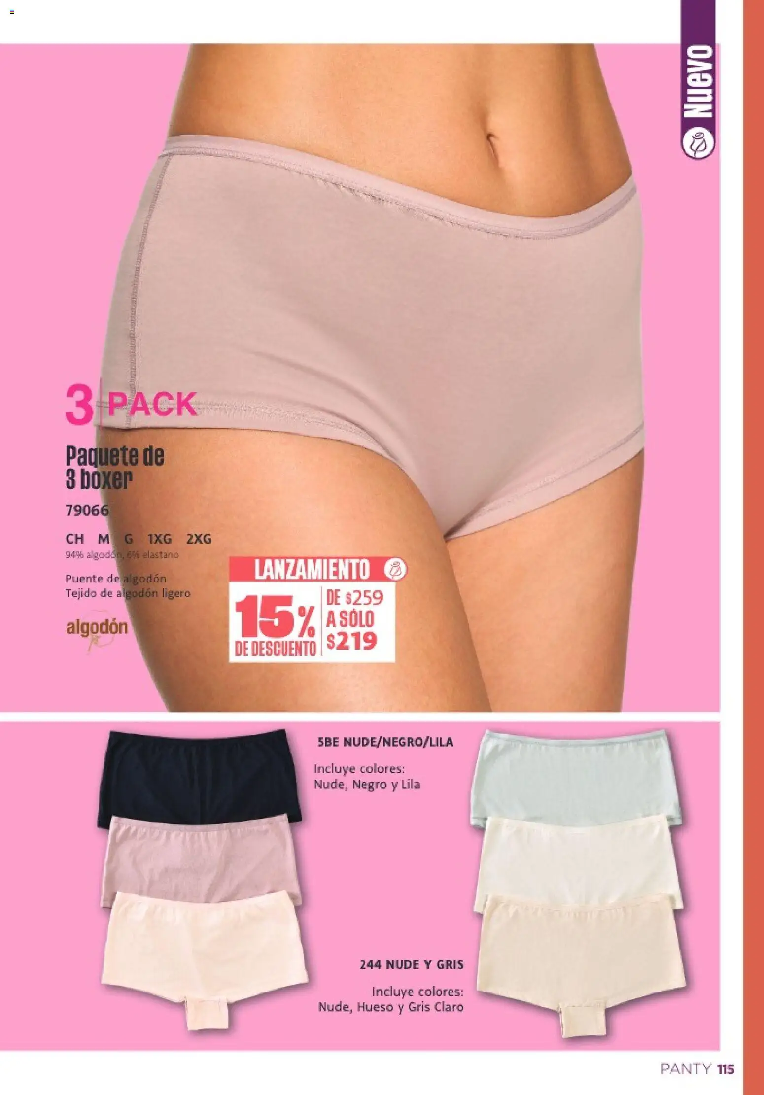 Nuevas ofertas de Ilusión válidas en toda la República Mexicana desde el 01.02.2026. ¡Encuentra las mejores ofertas en Ilusión catálogo Primavera! | Página: 117 | Productos: Algodón