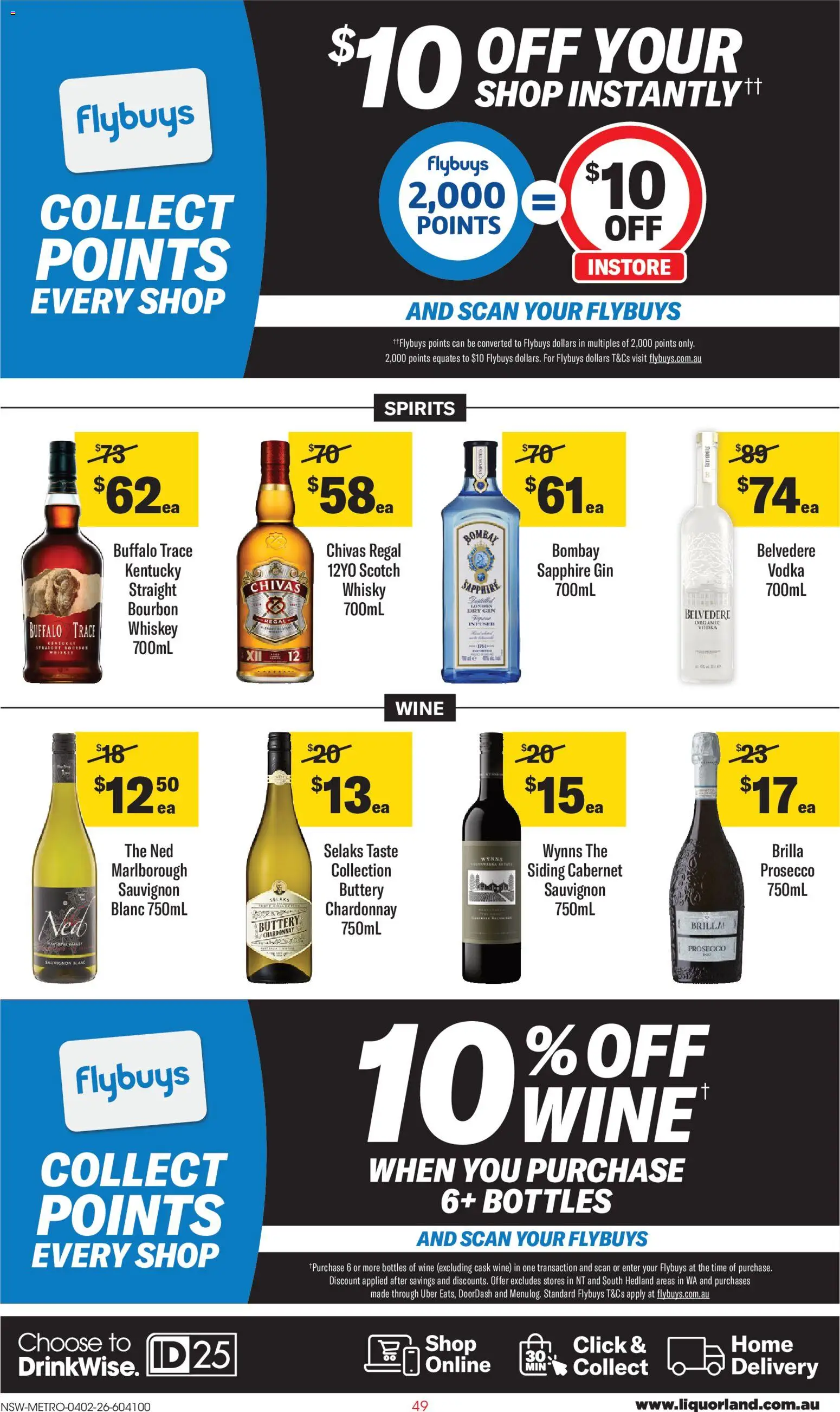 Coles catalogue - valid from 04.02.2026 | Page: 49 | Products: Wine, Vodka, Whiskey, Scotch