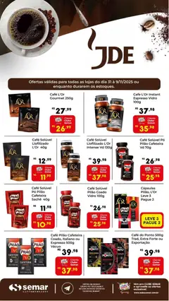 Semar Supermercado - Ofertas JDE - Pré-Visualização do folheto da loja Semar Supermercado, válido de 31.10.2025