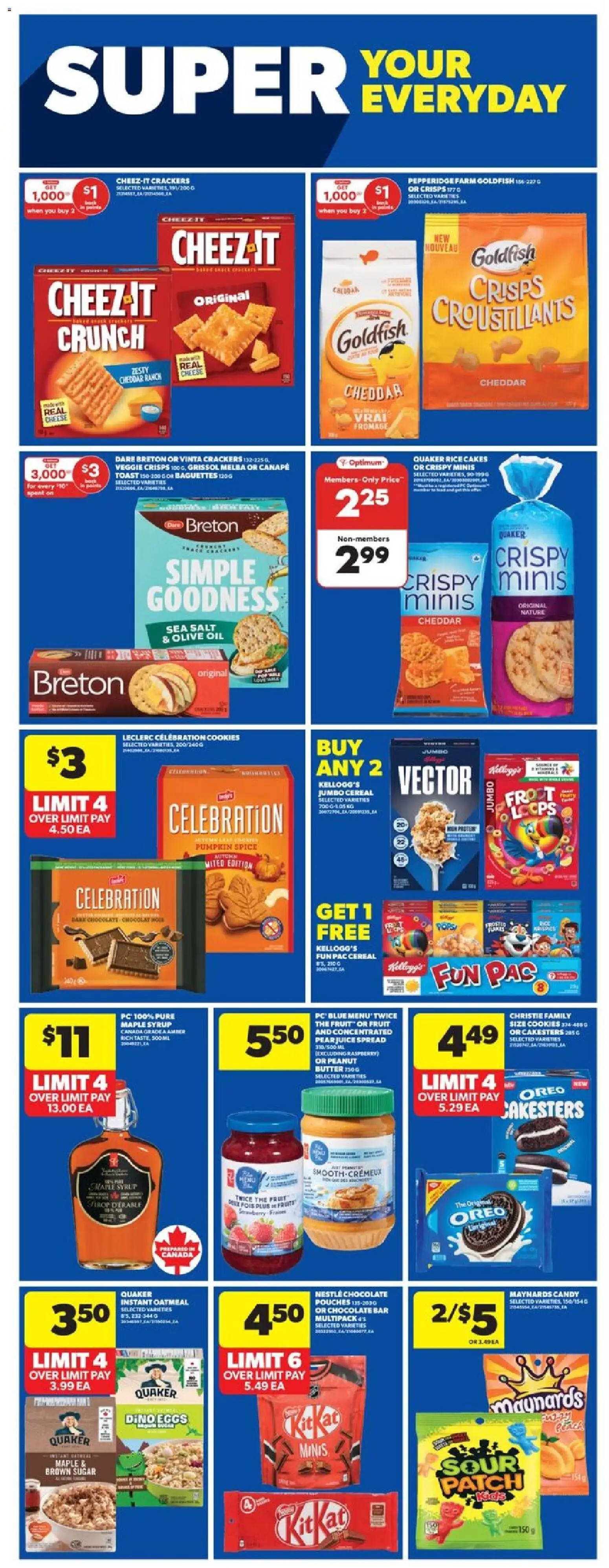 Real Canadian Superstore flyer valid from 23.10.2025 | Page: 19 | Products: Butter, Eggs, Oil, Pumpkin
