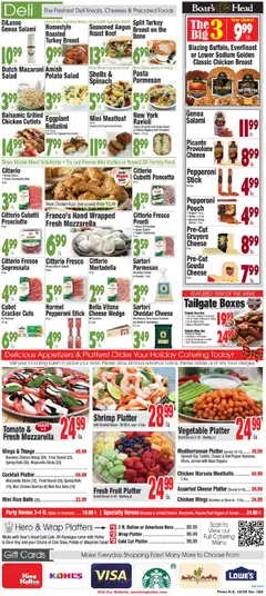 Preview of King Kullen weekly ads valid from 25.12.2025 | Page: 3 | Products: Salami, Sauce, Garlic, Eggplant