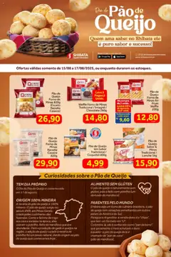 Shibata - Ofertas Dia do Pão de Queijo - Pré-Visualização do folheto da loja Shibata, válido de 15.08.2025