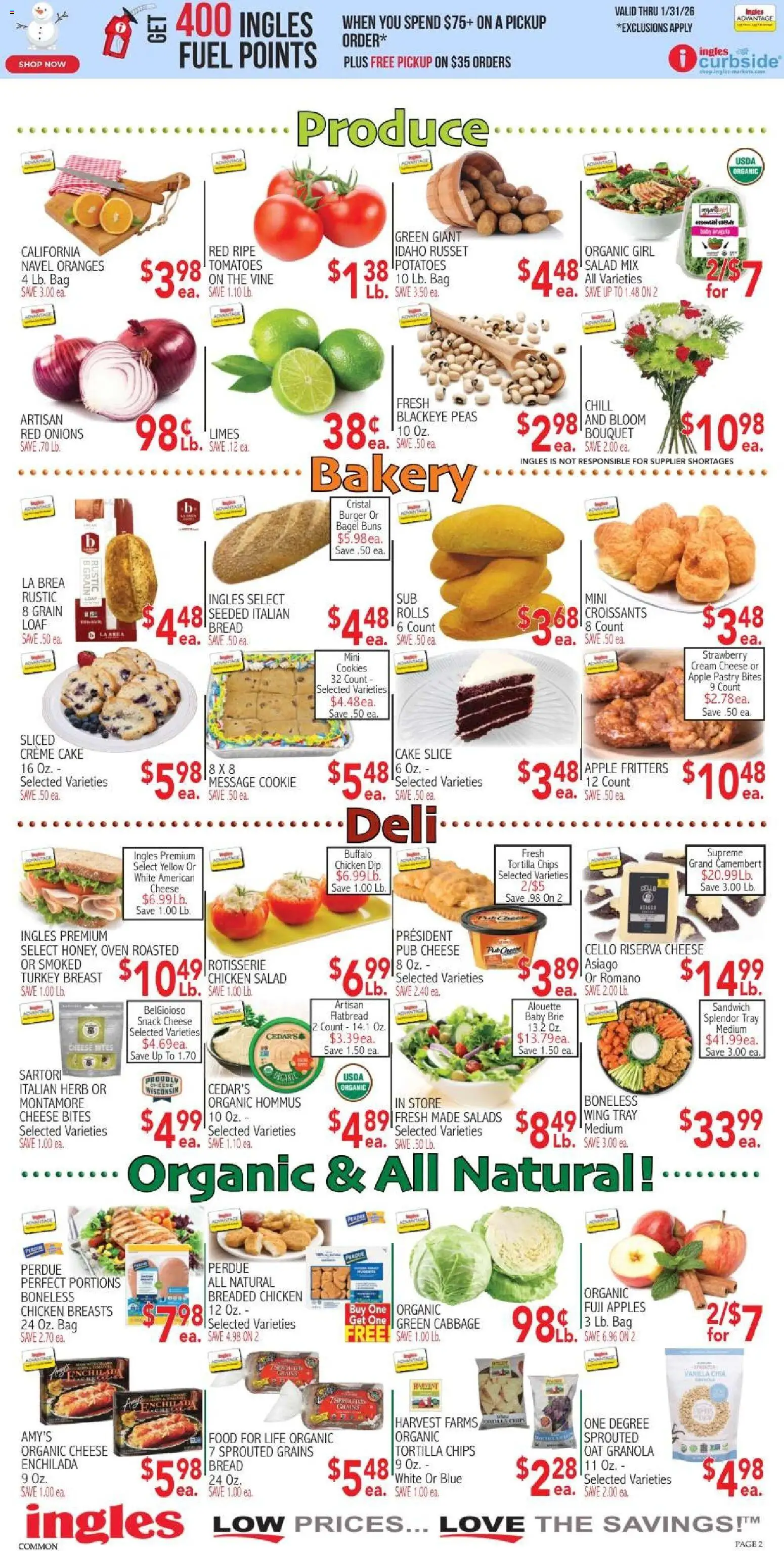 Ingles - Weekly flyer - valid from 01.01.2026 | Page: 10 | Products: Apples, Tomatoes, Chips, Cream