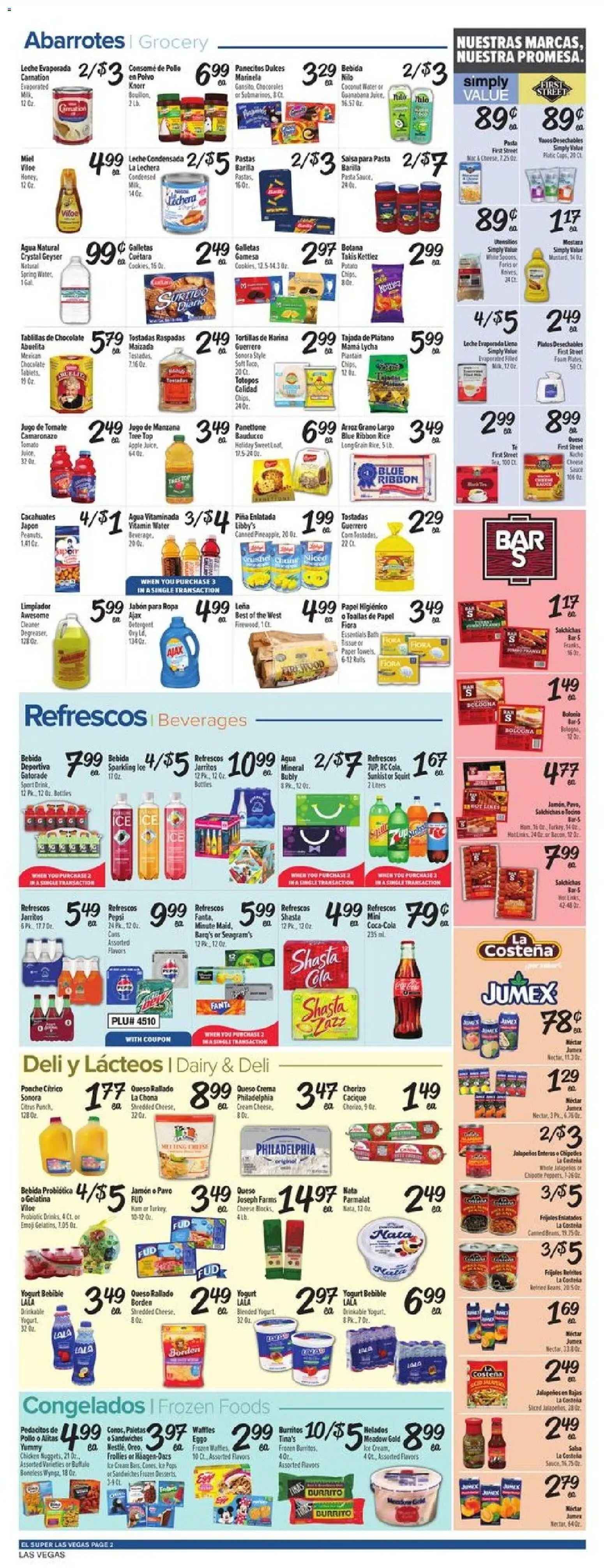 El Super Weekly Ad - NV - valid from 12.11.2025 | Page: 2 | Products: Bath, Yogurt, Chocolate, Ham