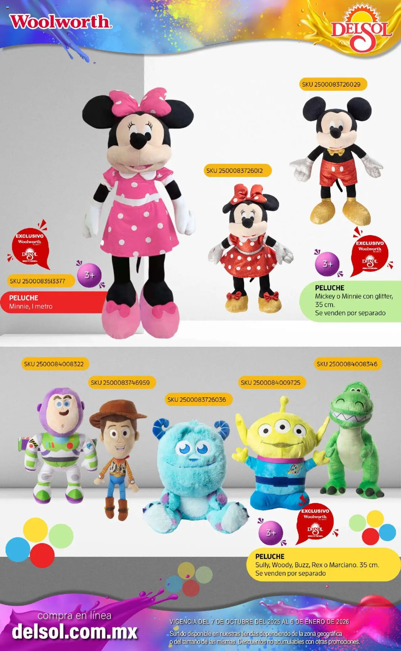 Nuevas ofertas de Del Sol y Woolworth válidas en toda la República Mexicana desde el 07.10.2025. ¡Encuentra las mejores ofertas en Del Sol y Woolworth - Catálogo Castillo Del Juguete! | Página: 237