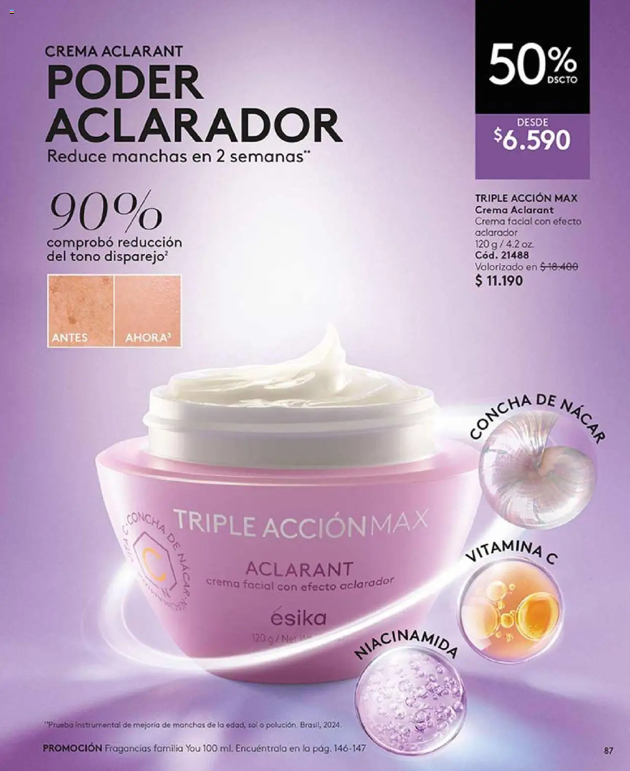 Catálogo Ésika Campaña 14 │ válido desde el 01.09.2025 | Página: 91 | Productos: Crema