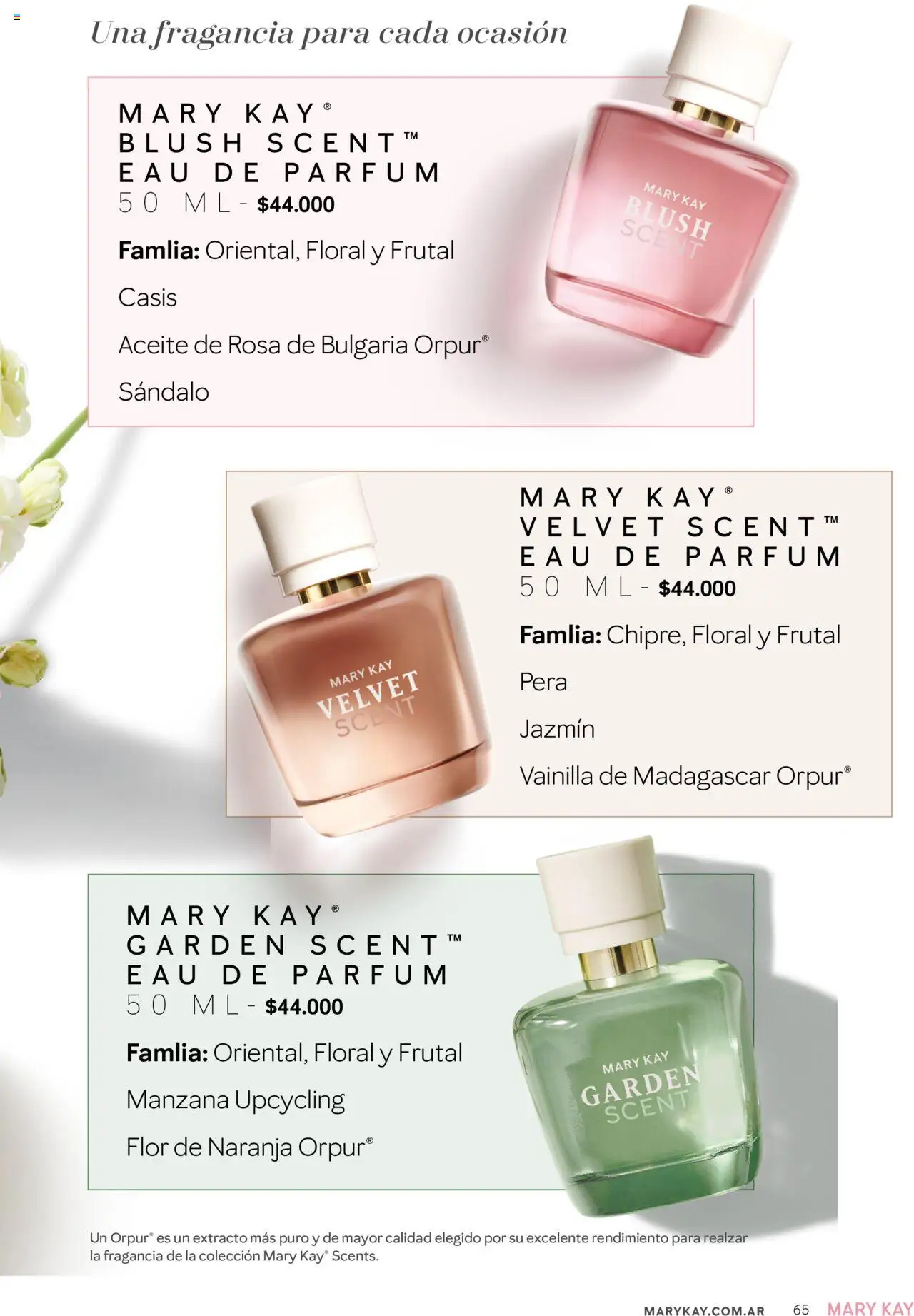 Mary Kay catálogo │ válido desde el 04.04.2025 | Página: 65 | Productos: Pera, Fragancia, Aceite, Manzana