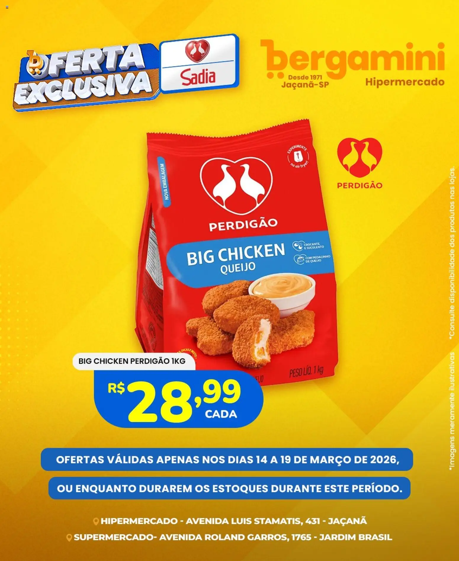 Supermercado Bergamini Folheto - válido de 14.03.2026 | Página: 4 | Produtos: Queijo