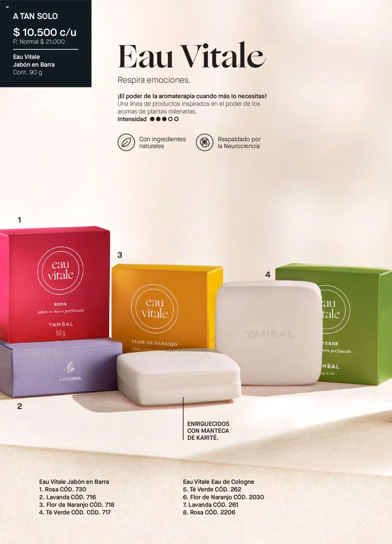 Yanbal revista - valida desde el 24.05.2025 | Página: 102 | Productos: Té, Jabón, Manteca