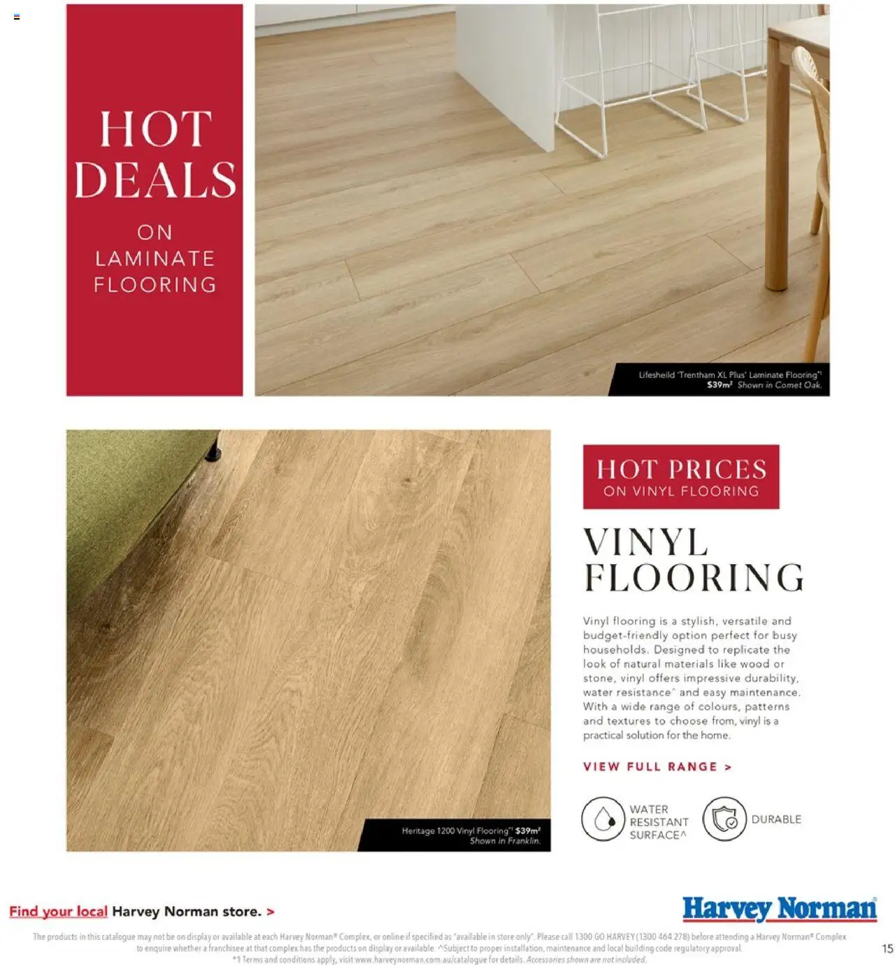 Harvey Norman catalogue - valid from 07.08.2025 | Page: 15 | Products: Wood, Water, Flooring