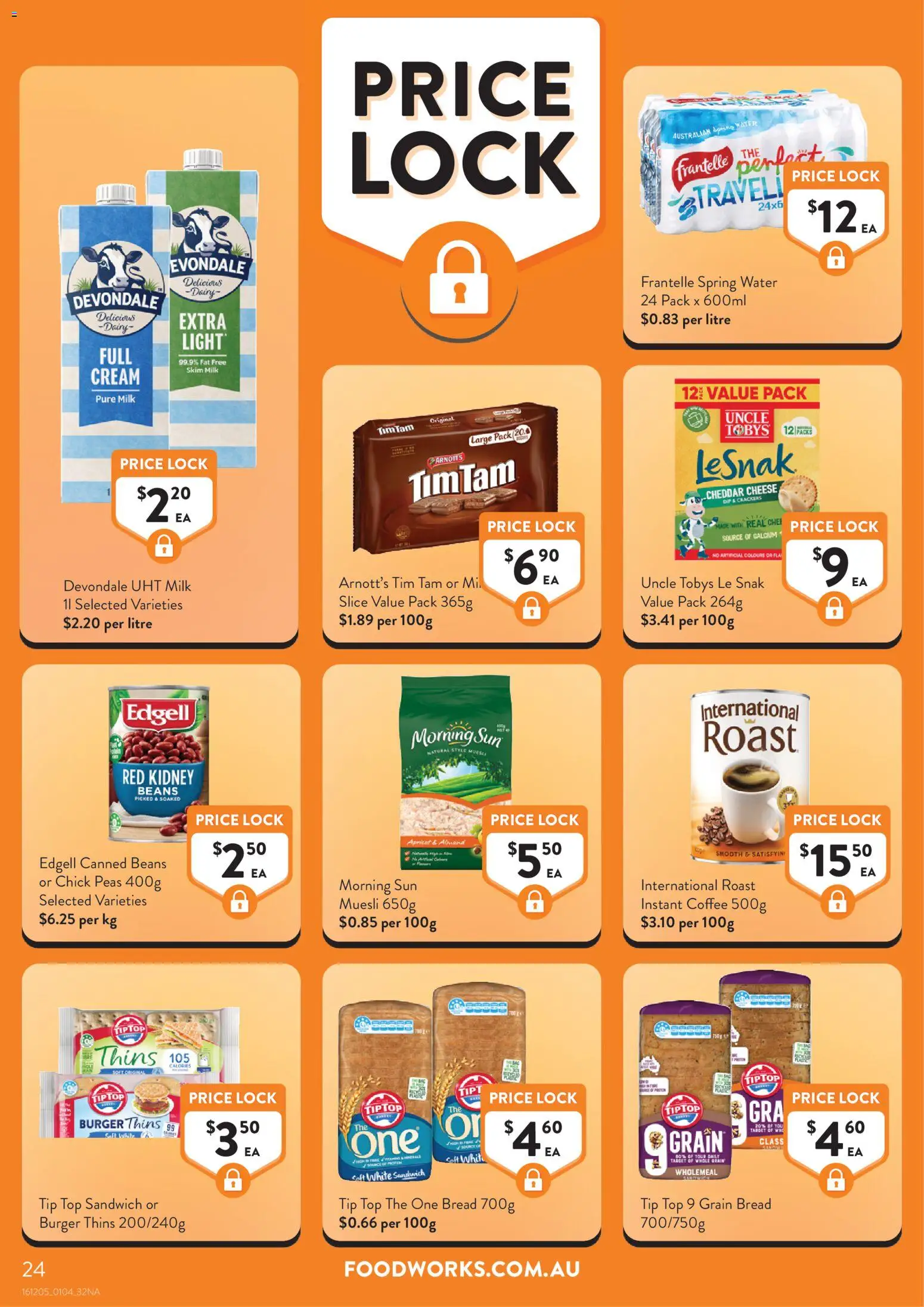 Foodworks catalogue - valid from 01.04.2026 | Page: 24 | Products: Light, Cheese, Bread, Cream