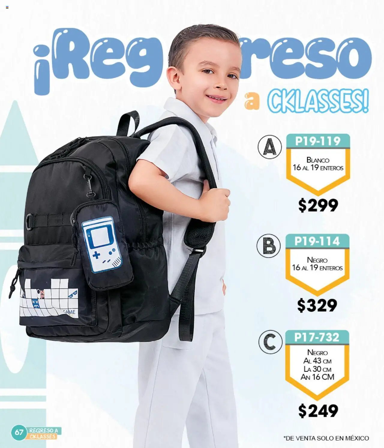 Nuevas ofertas de Cklass válidas en toda la República Mexicana desde el 08.09.2025. ¡Encuentra las mejores ofertas en Cklass - Catálogo Regreso a Clases! | Página: 68