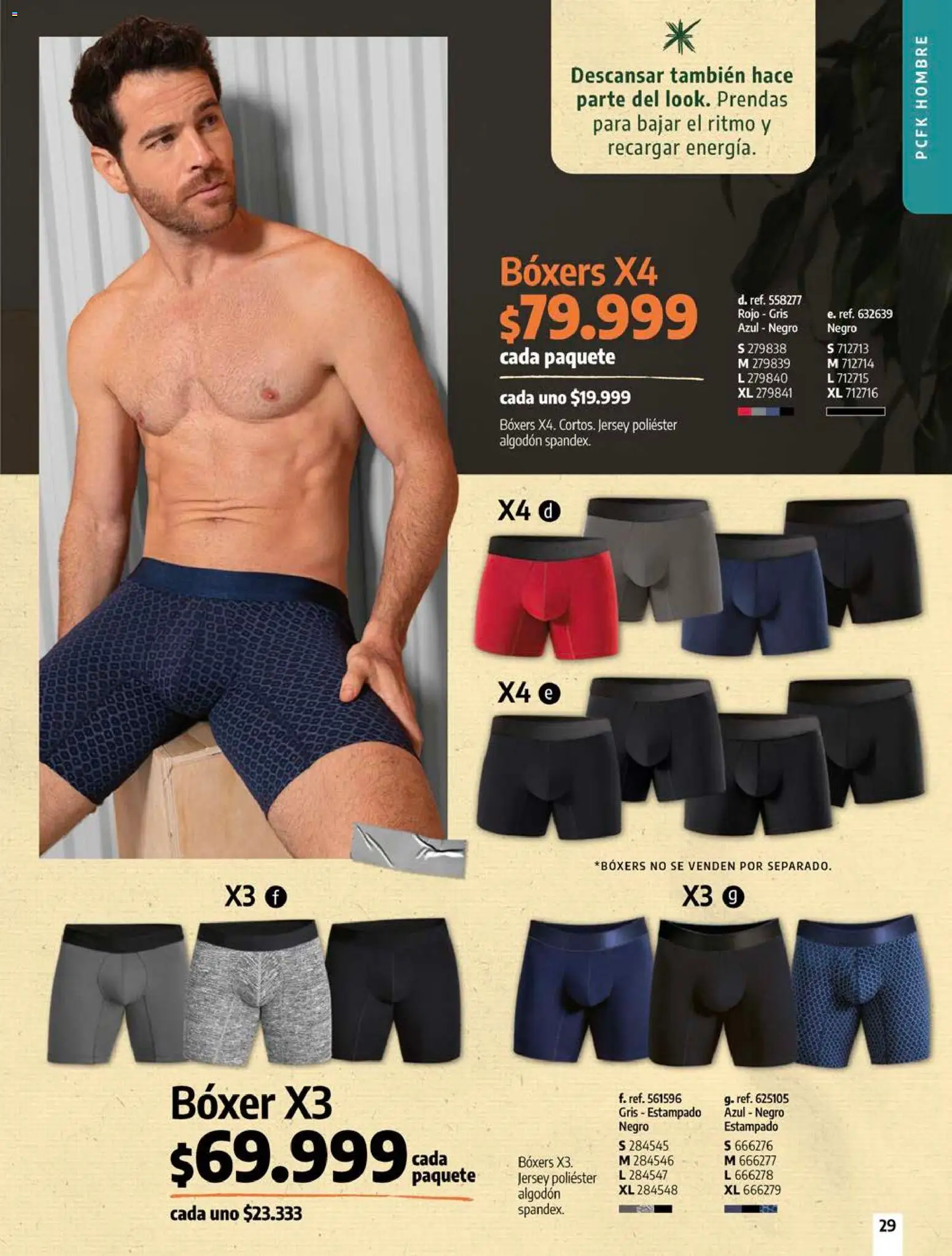 Pacifika revista - valida desde el 15.05.2026 | Página: 29 | Productos: Algodón, Boxers