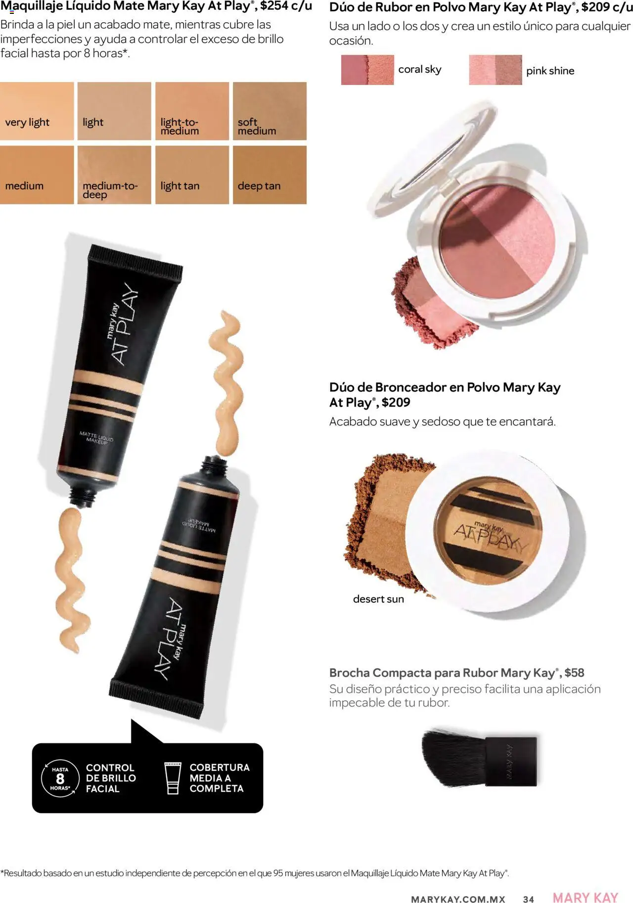 Nuevas ofertas de Mary Kay válidas en toda la República Mexicana desde el 01.07.2025. ¡Encuentra las mejores ofertas en Mary Kay catálogo! | Página: 34 | Productos: Té, Polvo, Bronceador, Rubor