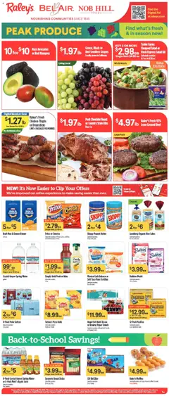 Preview of Raley's weekly ads valid from 13.08.2025