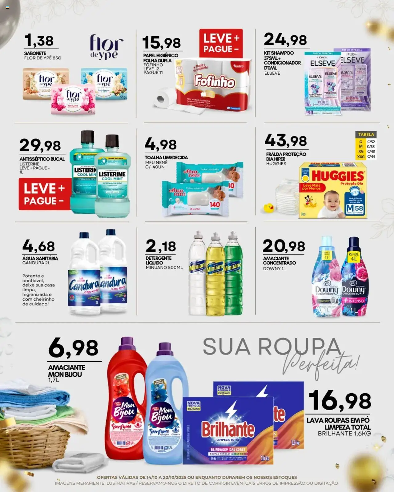 Mercadão Atacadista Folheto - válido de 14.10.2025 | Página: 11 | Produtos: Perfume, Pó, Condicionador, Amaciante