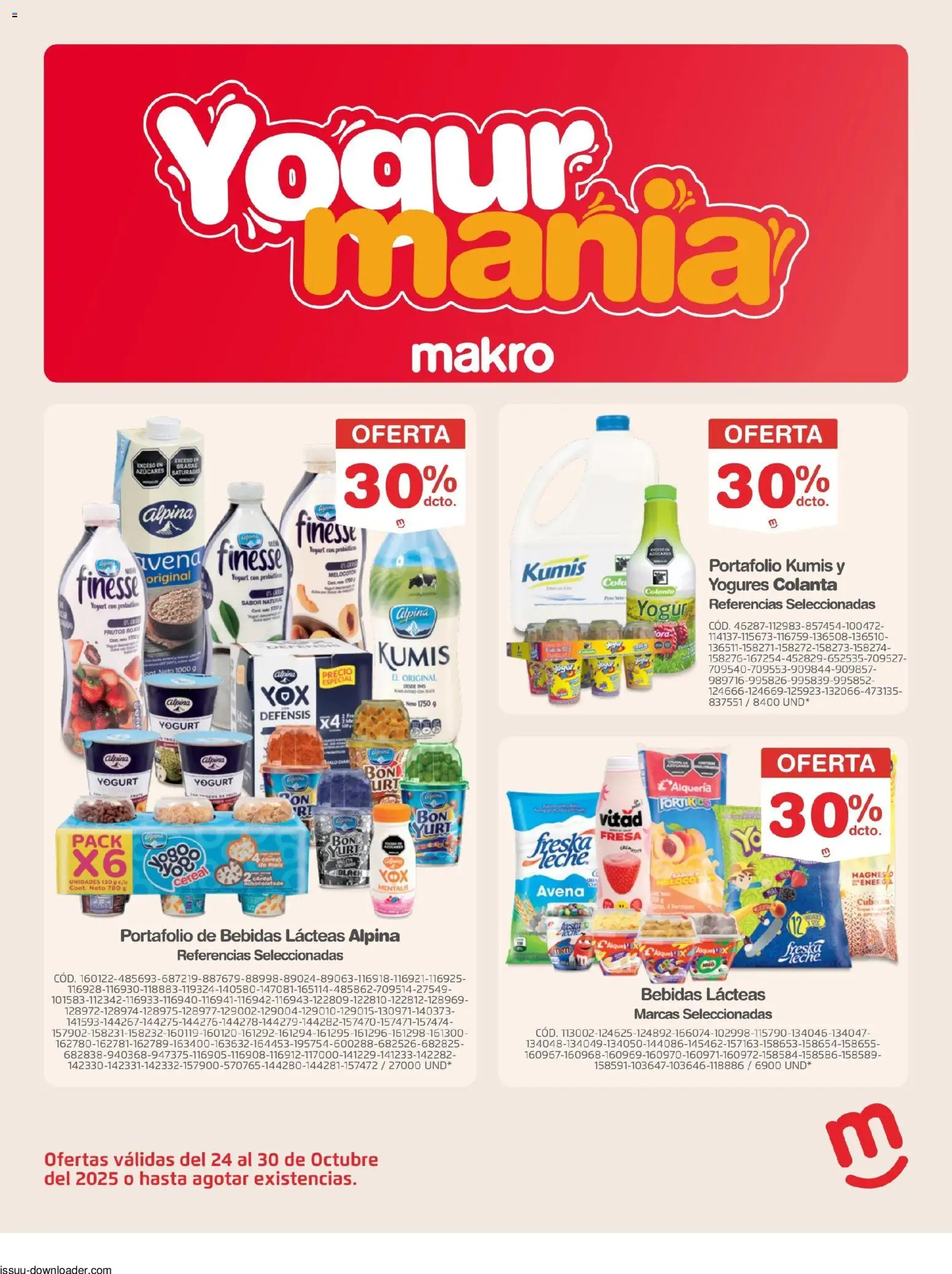 Makro revista - valida desde el 24.10.2025 | Página: 8 | Productos: Fresa, Avena, Yogurt, Yogur