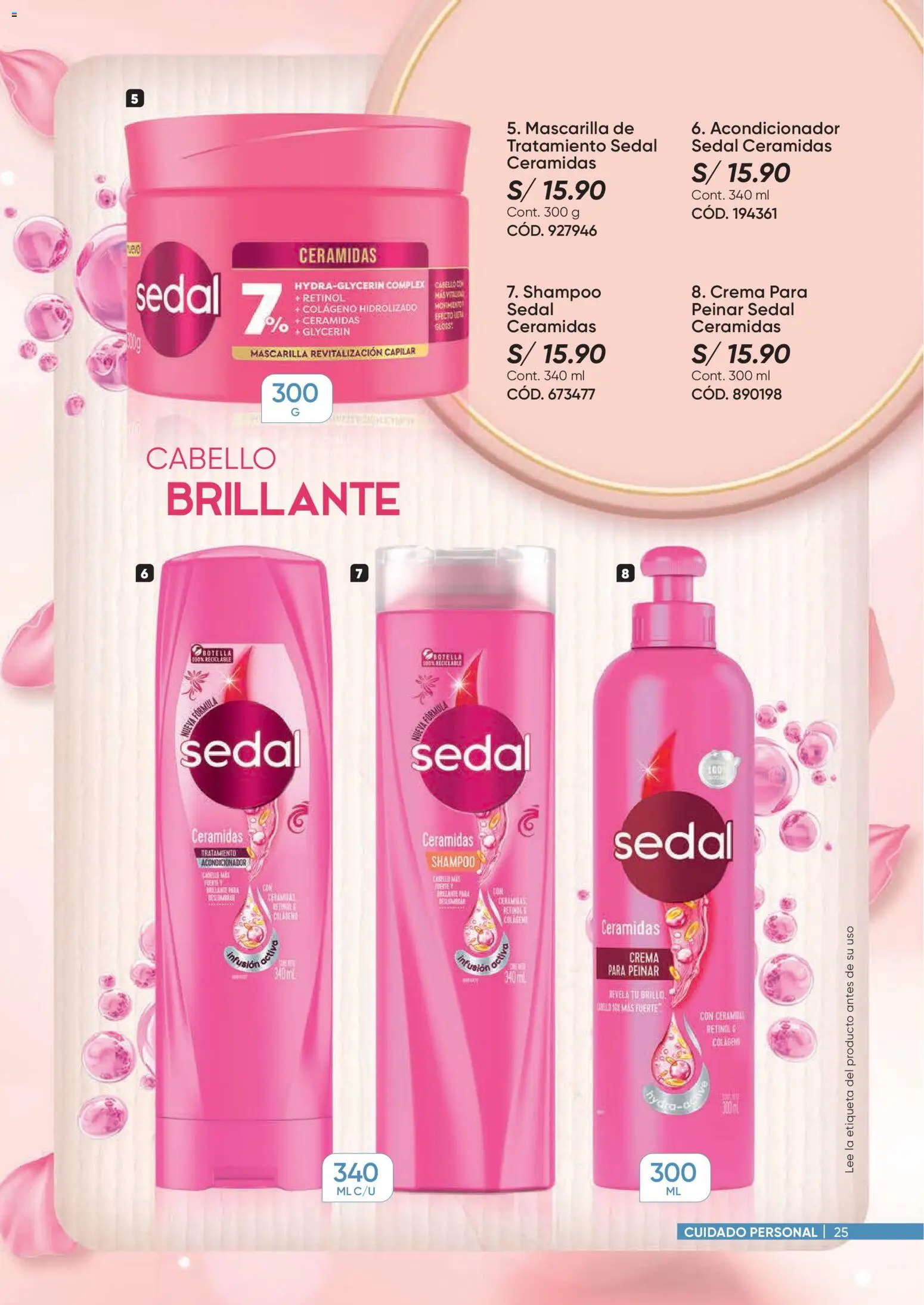 Catálogo Azzorti válido desde 09.03.2026 | Página: 25 | Productos: Shampoo, Acondicionador, Crema