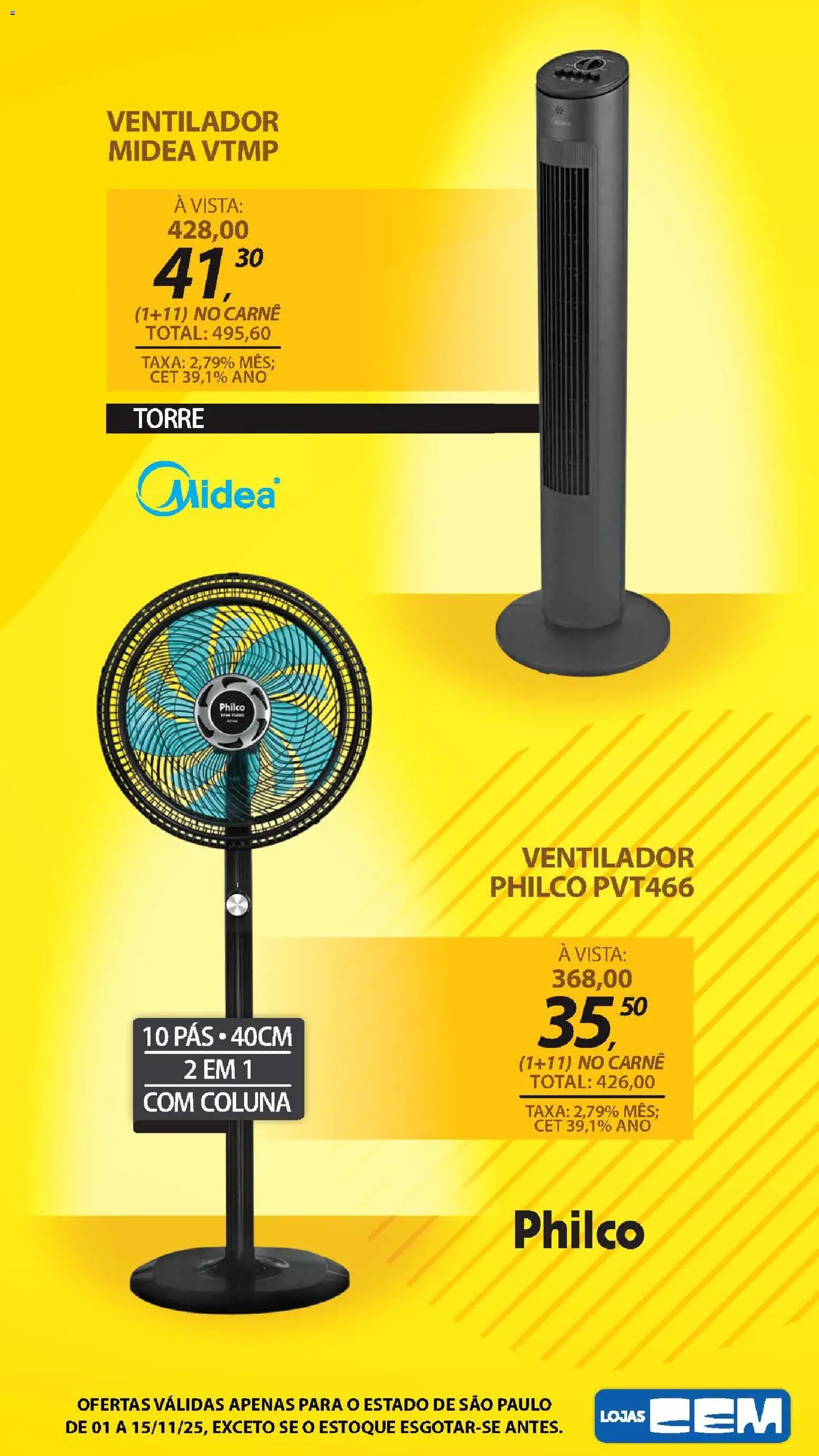 Lojas Cem Folheto - válido de 01.11.2025 | Página: 121