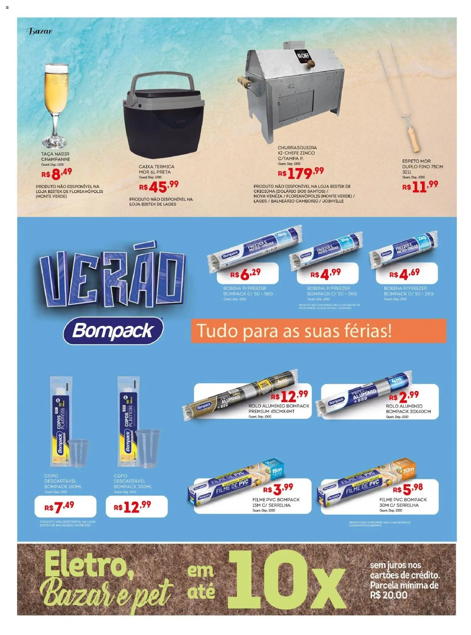 Bistek Supermercados Folheto - válido de 03.12.2025 | Página: 15 | Produtos: Caixa térmica, Rolo, Freezer, Churrasqueira