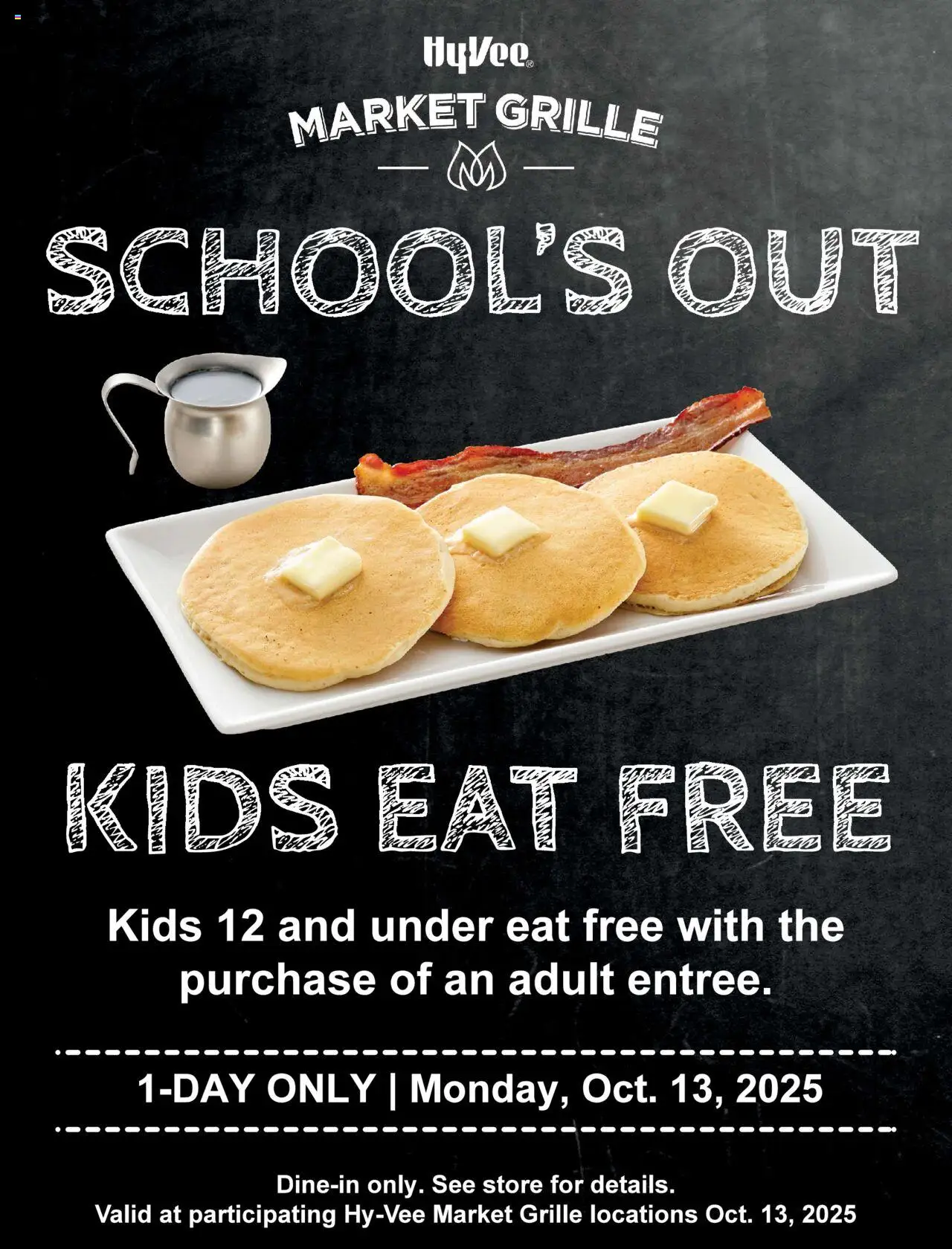 HyVee Kids Eat Free - Columbus Day Special - valid from 13.10.2025 | Page: 1