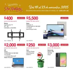 Vista previa de Costco catálogo Pre-Navideños, nuevo folleto de la tienda, válido en México a partir del 10.11.2025 | Página: 4 | Productos: Cámara, Funda, Smartphone, Soporte para TV