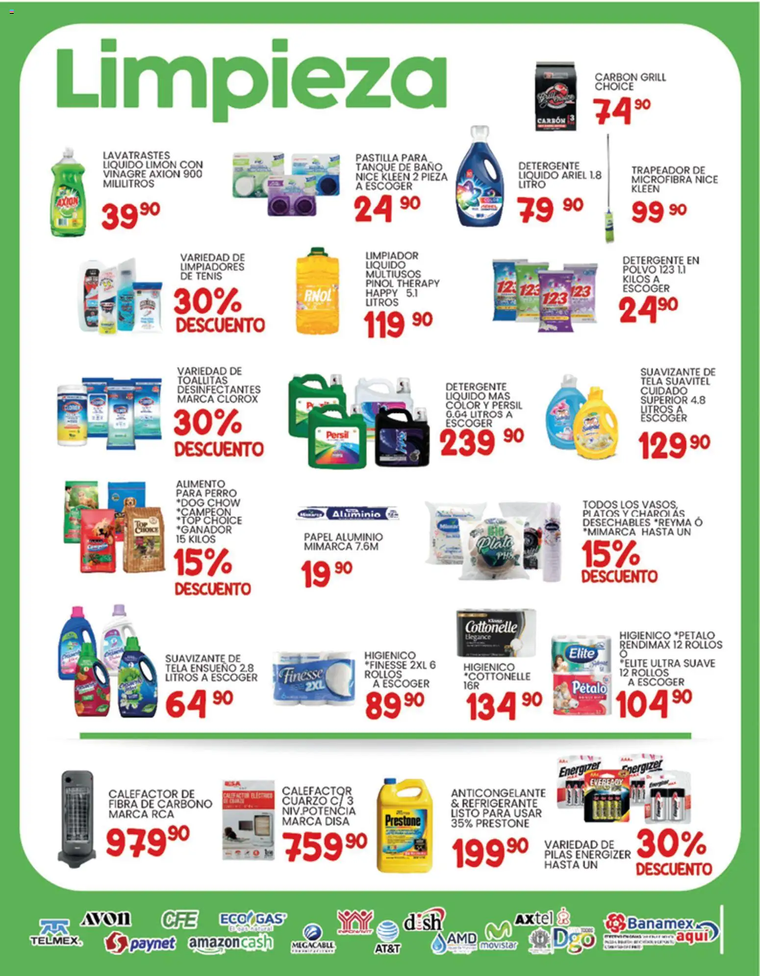 Nuevas ofertas de Alsuper válidas en toda la República Mexicana desde el 09.01.2026. ¡Encuentra las mejores ofertas en Alsuper folleto Durango! | Página: 5 | Productos: Detergente, Suavizante, Polvo, Pilas