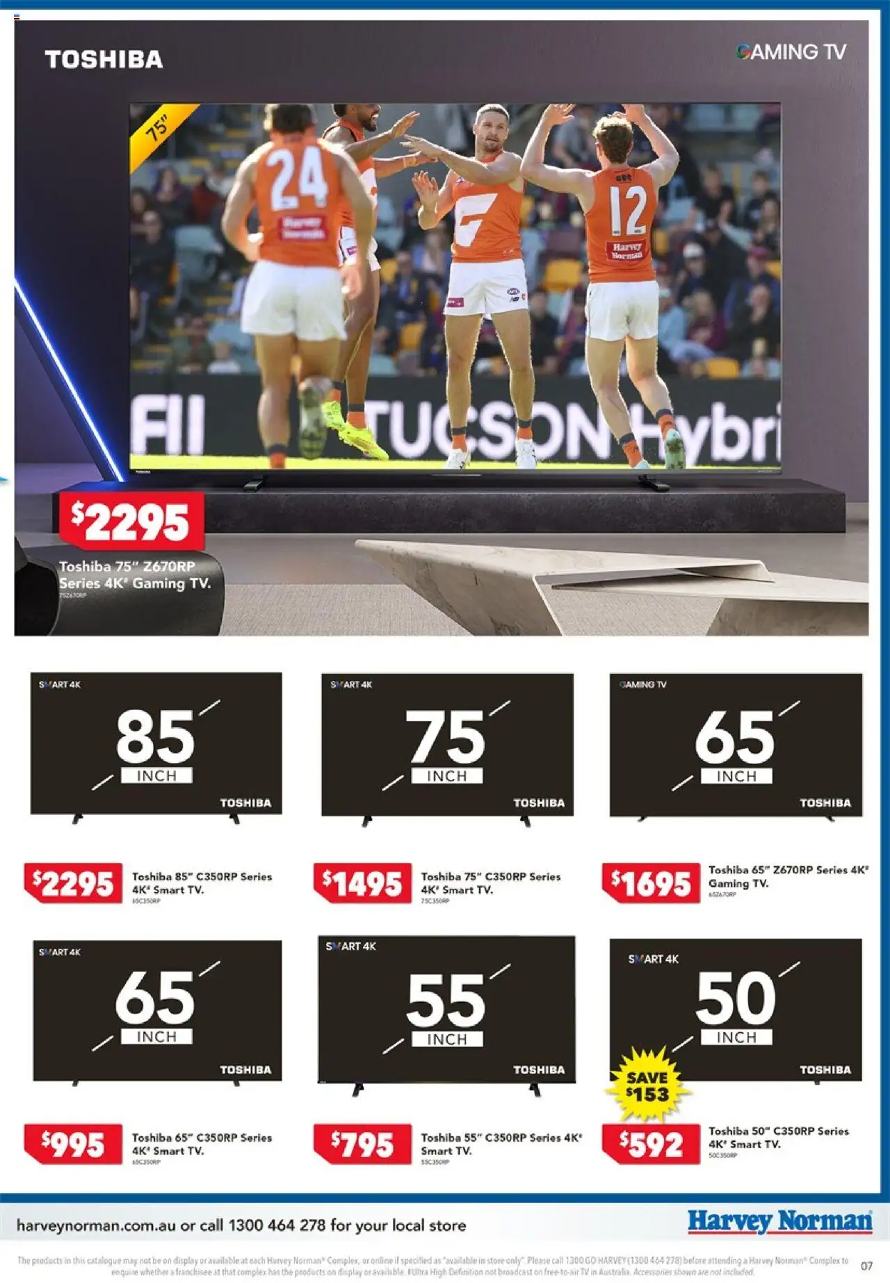 Harvey Norman catalogue - valid from 18.09.2025 | Page: 7 | Products: Accessories, Tv