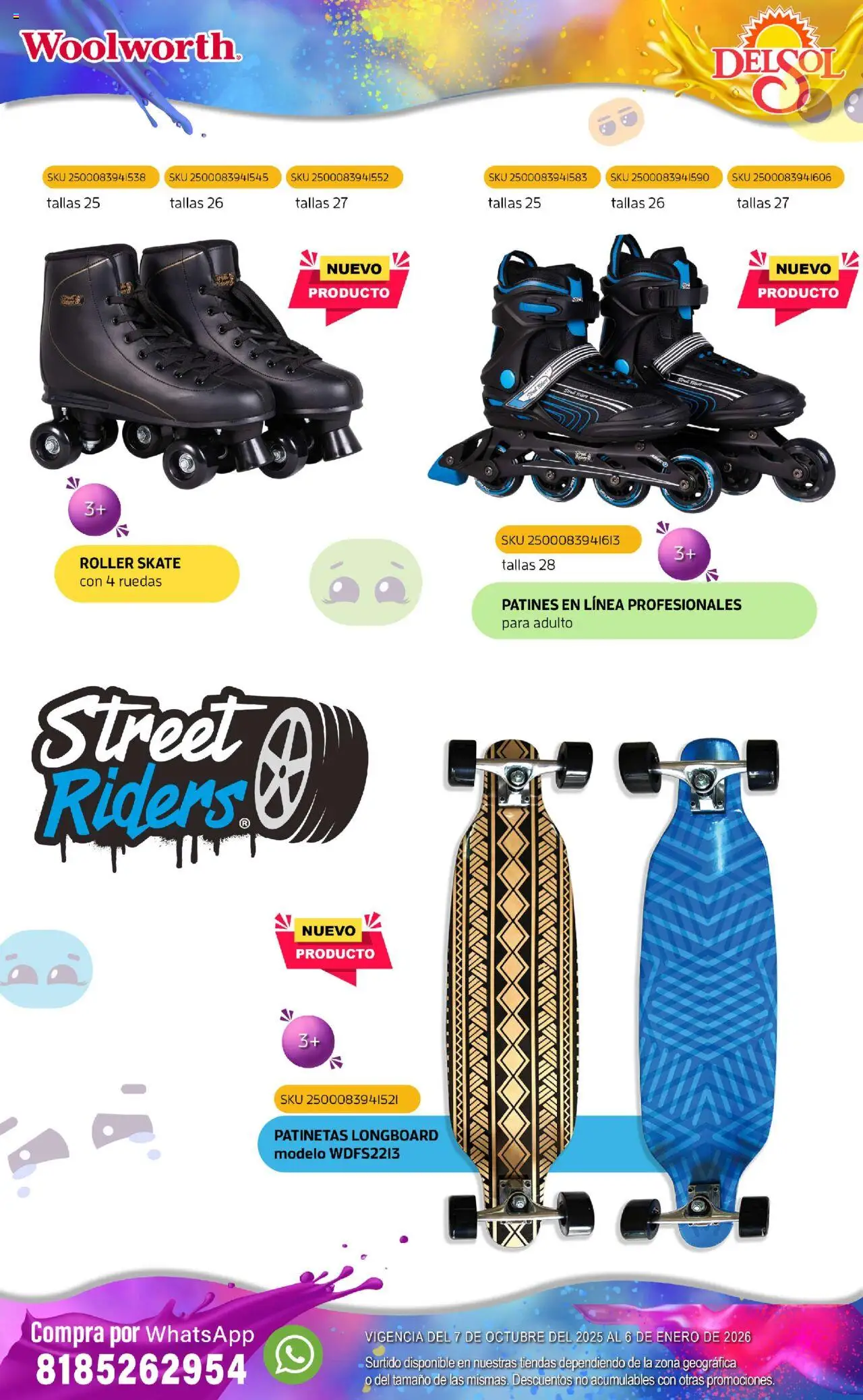 Nuevas ofertas de Del Sol y Woolworth válidas en toda la República Mexicana desde el 07.10.2025. ¡Encuentra las mejores ofertas en Del Sol y Woolworth - Catálogo Castillo Del Juguete! | Página: 208