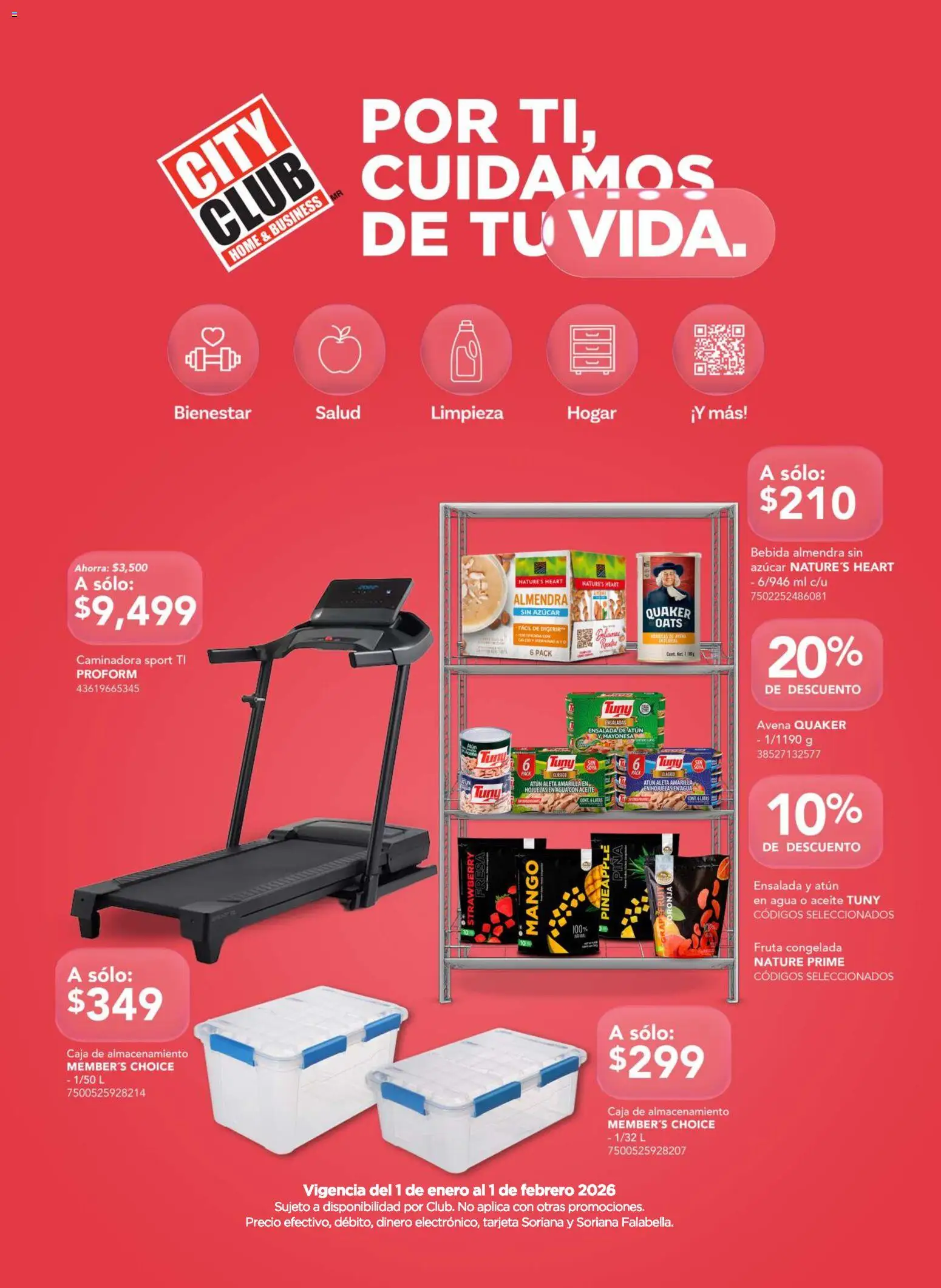 Nuevas ofertas de City Club válidas en toda la República Mexicana desde el 01.01.2026. ¡Encuentra las mejores ofertas en City Club catálogo! | Página: 1