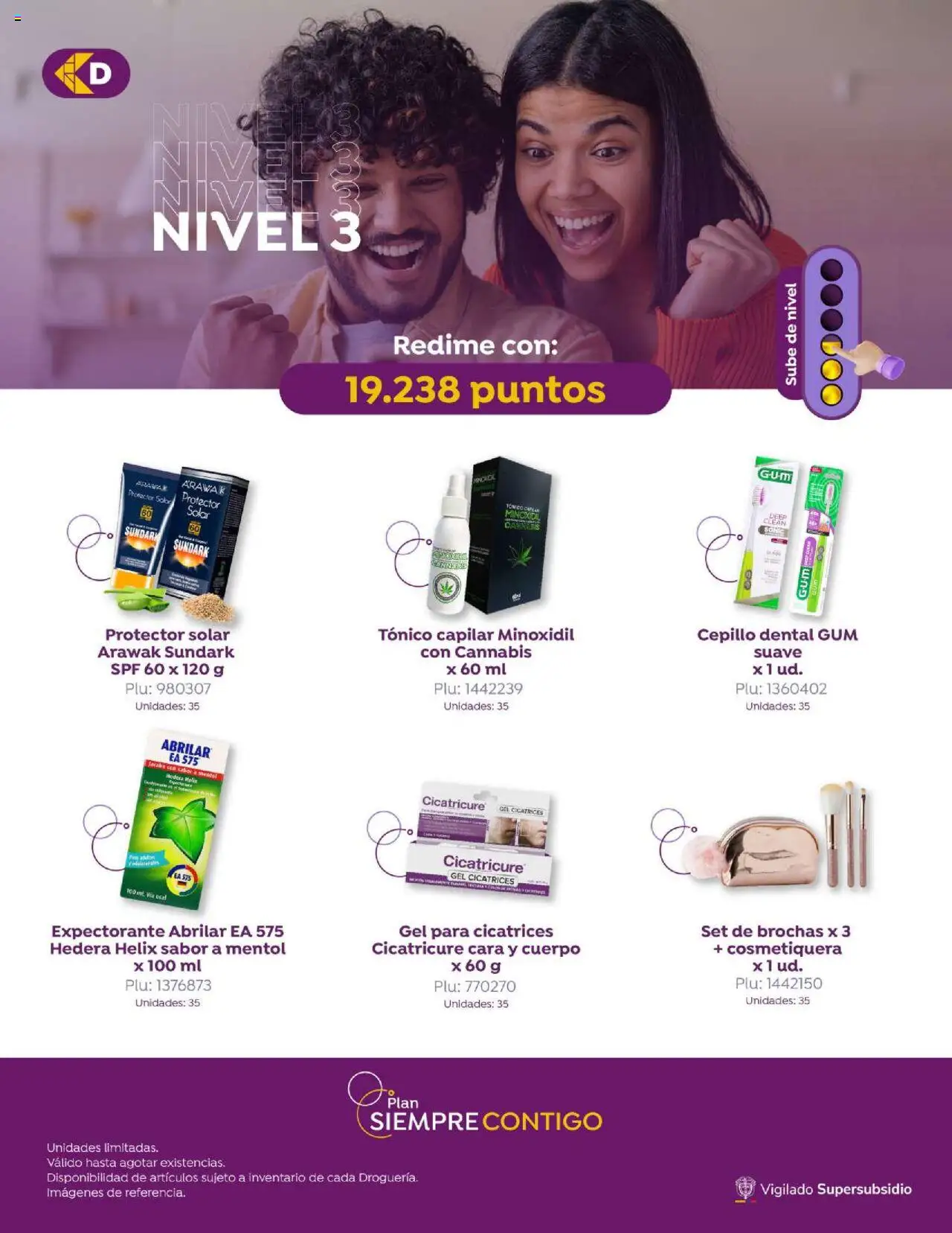 Colsubsidio revista - valida desde el 05.02.2025 | Página: 10 | Productos: Cepillo, Protector solar