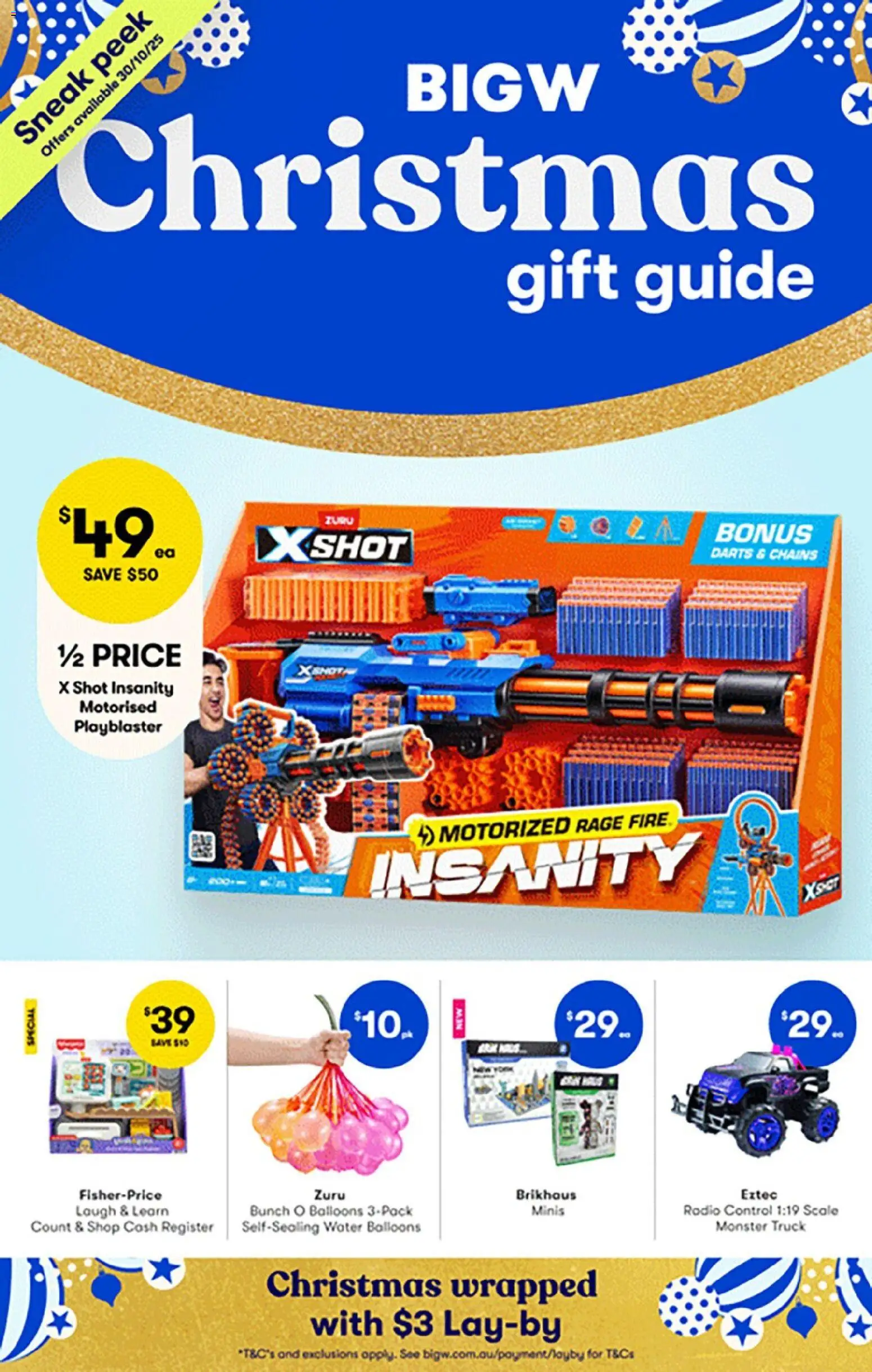 Big W catalogue - valid from 27.10.2025 | Page: 1 | Products: Water, Radio, Scale