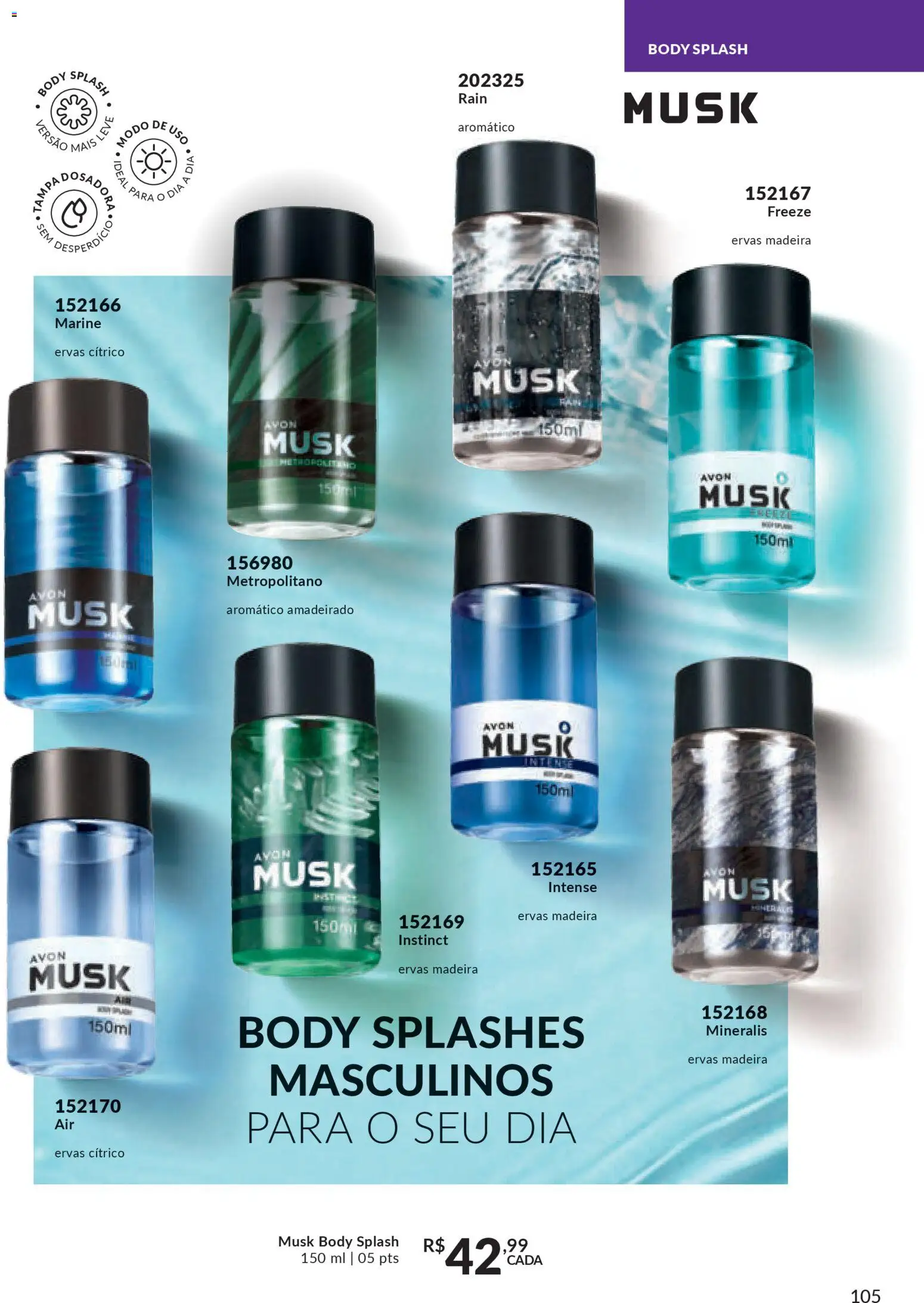 Avon Folheto - válido de 06.01.2026 | Página: 105 | Produtos: Body