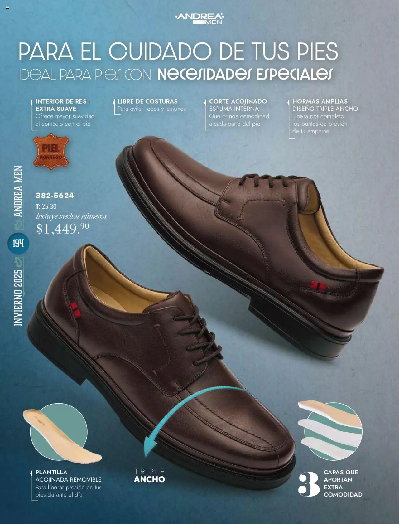 Nuevas ofertas de Andrea válidas en toda la República Mexicana desde el 13.10.2025. ¡Encuentra las mejores ofertas en Andrea - Catálogo Invierno! | Página: 194 | Productos: Res, Espuma