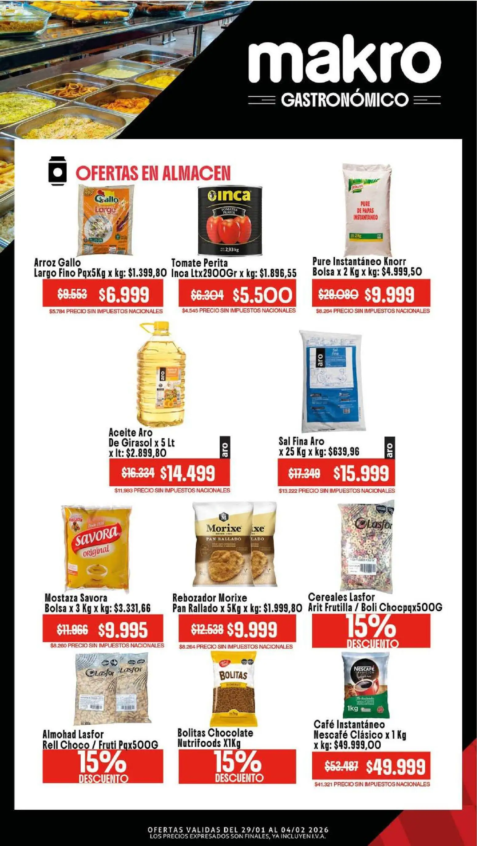 Makro ofertas │ válido desde el 29.01.2026 | Página: 3 | Productos: Mostaza, Pan, Tomates, Pan rallado